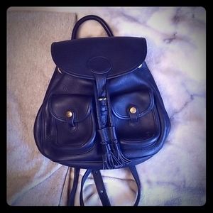Vintage Dooney & Bourke Mini Leather Backpack